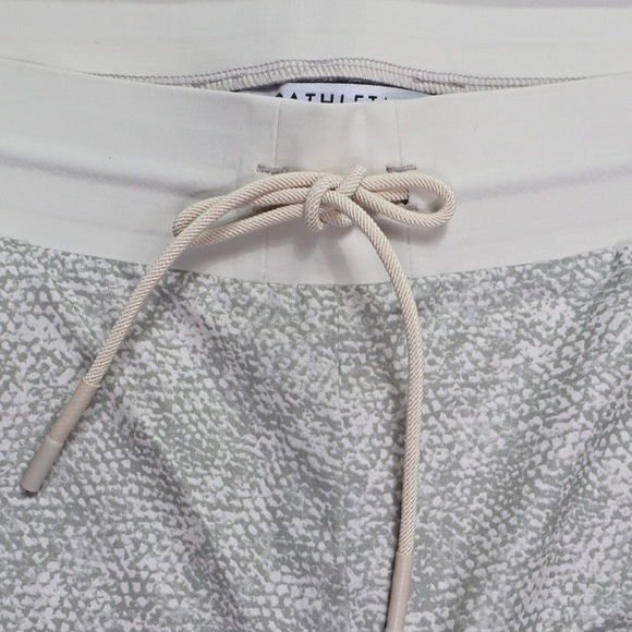 ATHLETA Venture Printed Pants Women’s Sz 20 Joggers Viper Gray Cream SActivewear - Picture 5 of 12